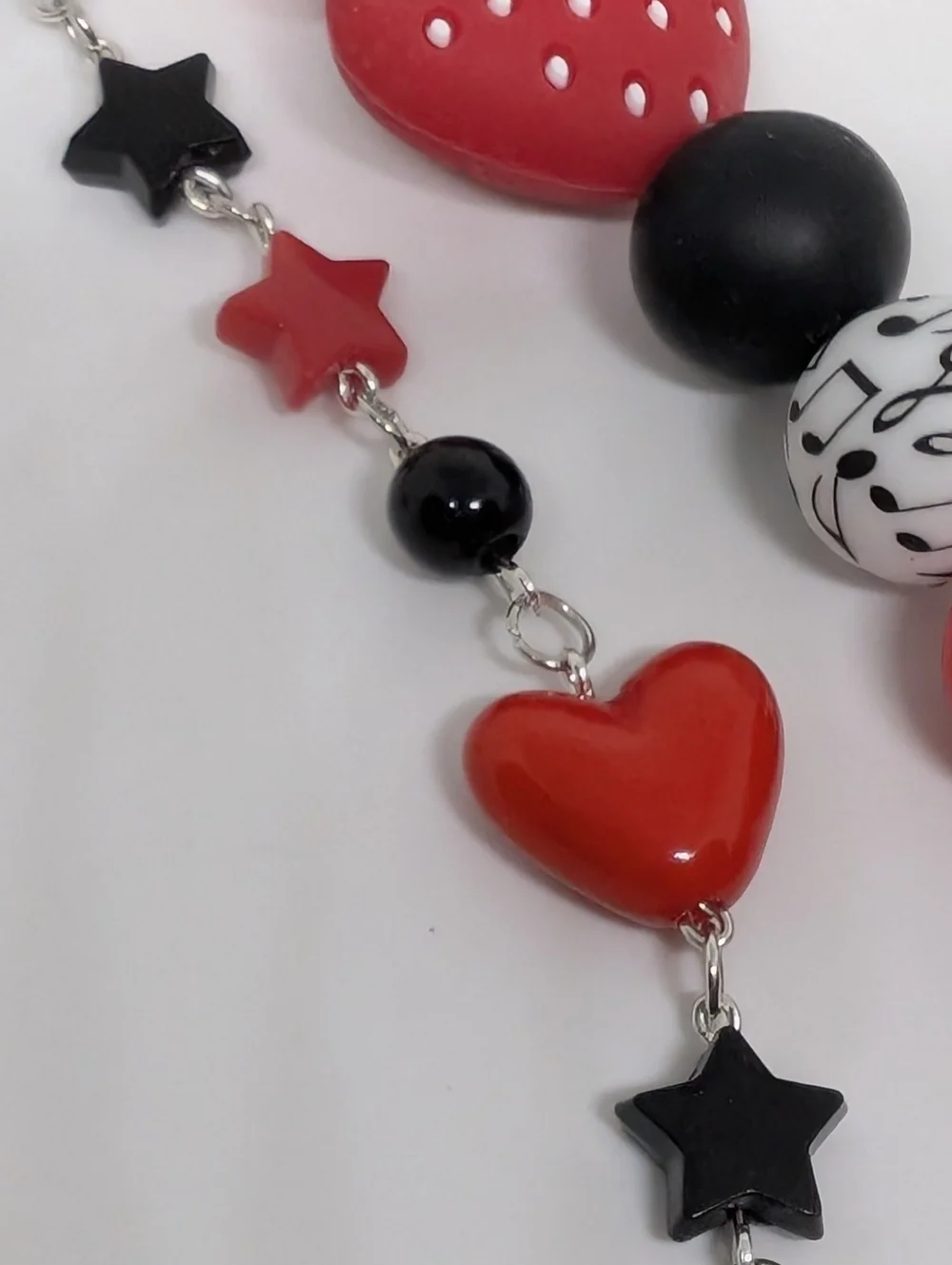 Handmade Long Nana Osaki Nana Anime Strawberry Keychain